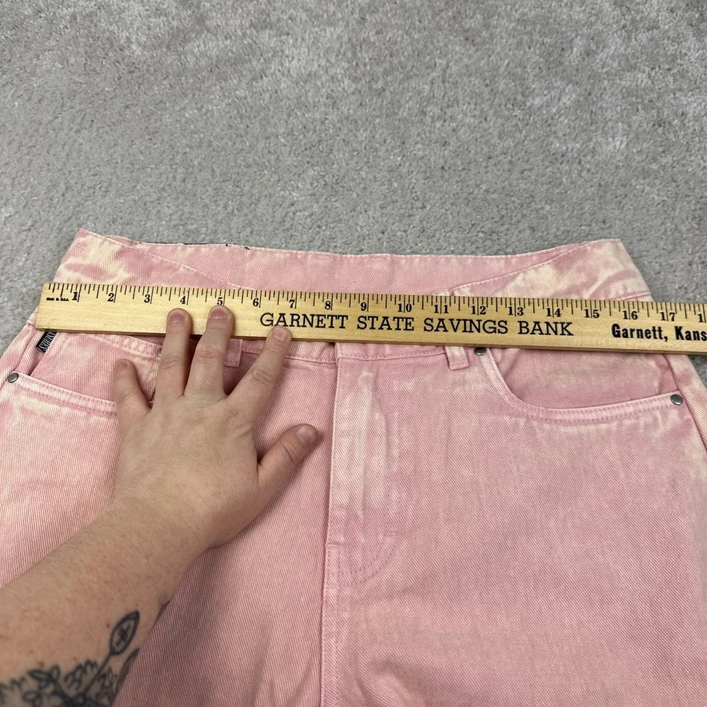 Pleasures x Sonic Youth‎ Washing Machine Pink Denim Pants Size 32